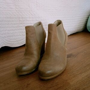 Audrey Brooke Wedge Booties